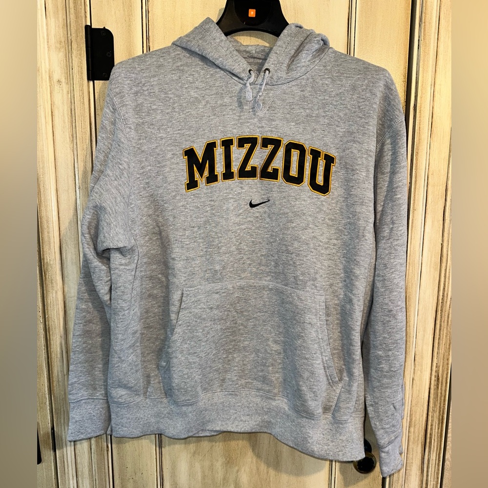 Men's Mizzou Nike Grey XL Hoodie Sweatshirt
